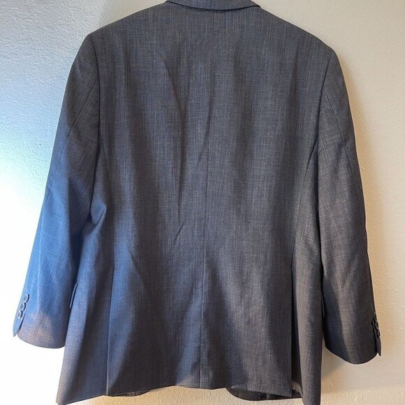 Marc Ecko 2 Button Suit Jacket Blazer Sport Coat Lined Men's Gray - Picture 10 of 16